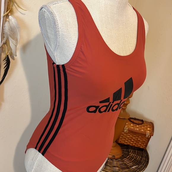 Rust Adidas One Piece Swimsuit/ Size Medium - Picture 2 of 8